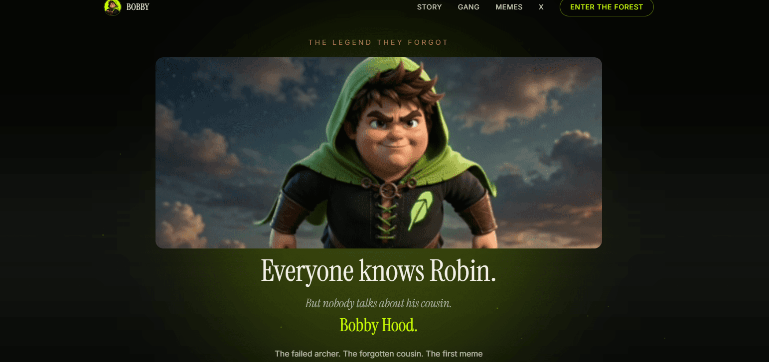 Bobby Hood project interface
